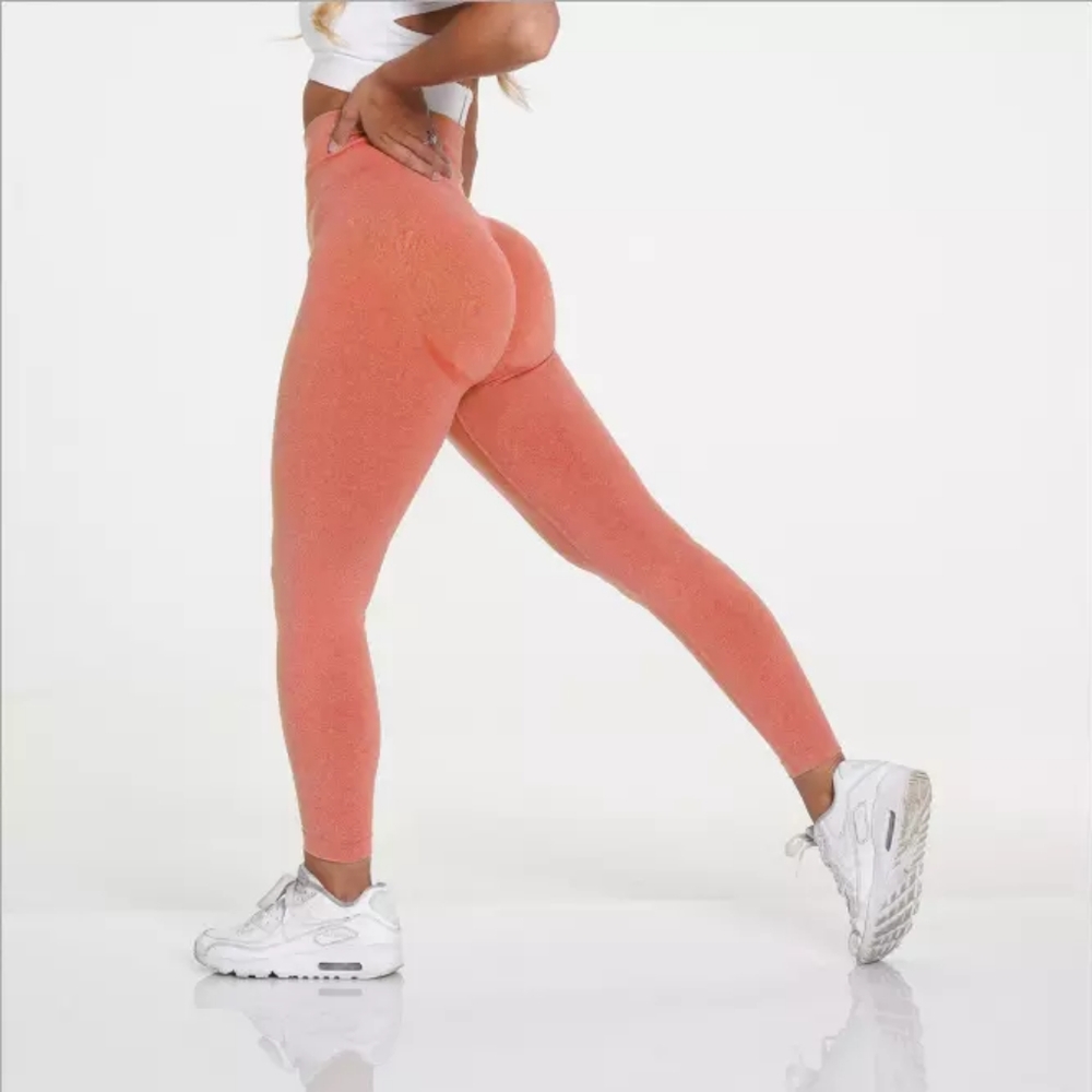 Seamless high waisted yoga leggings